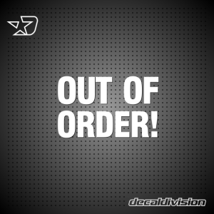 Out of Order Sticker